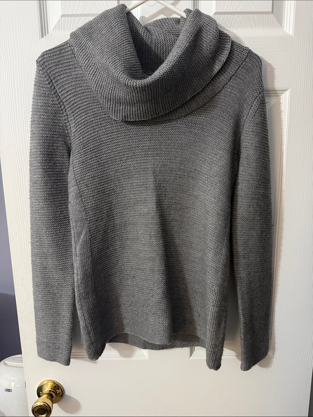 Banana Republic Gray Cowl Neck Sweater
